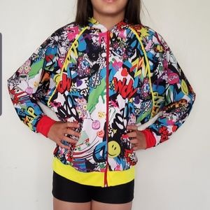 Graffiti hoody. Like new, worn ONCE